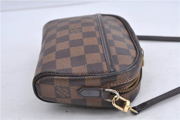Auth Louis Vuitton Damier Pochette Ipanema Shoulder Cross Bag N51296 LV 2122D