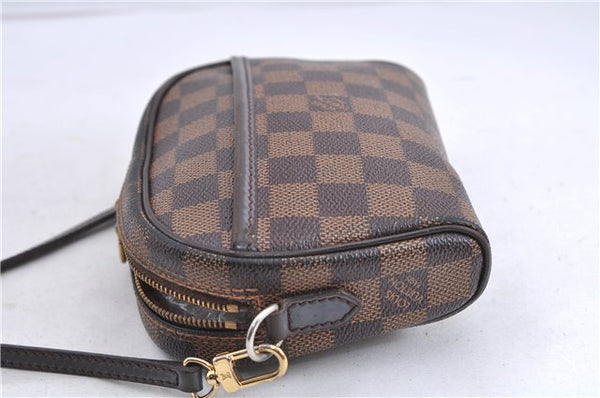 Auth Louis Vuitton Damier Pochette Ipanema Shoulder Cross Bag N51296 LV 2122D