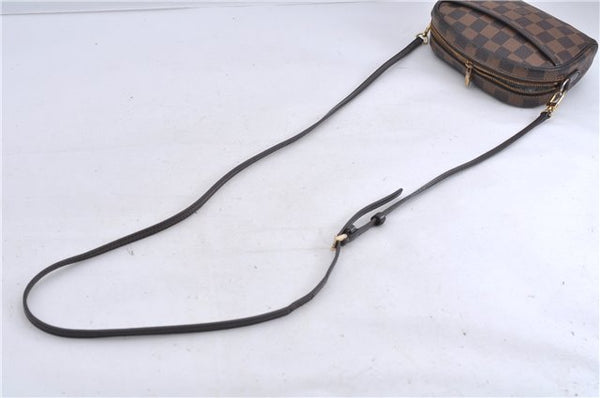 Auth Louis Vuitton Damier Pochette Ipanema Shoulder Cross Bag N51296 LV 2122D