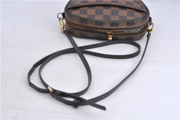 Auth Louis Vuitton Damier Pochette Ipanema Shoulder Cross Bag N51296 LV 2122D