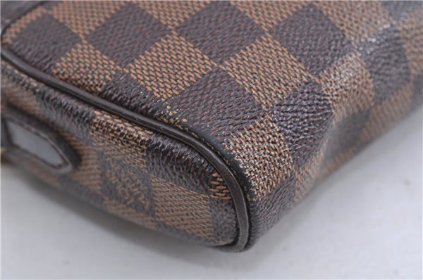 Auth Louis Vuitton Damier Pochette Ipanema Shoulder Cross Bag N51296 LV 2122D