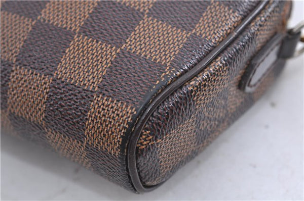 Auth Louis Vuitton Damier Pochette Ipanema Shoulder Cross Bag N51296 LV 2122D