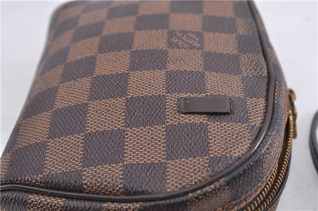 Auth Louis Vuitton Damier Pochette Ipanema Shoulder Cross Bag N51296 LV 2122D