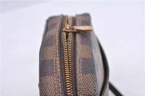 Auth Louis Vuitton Damier Pochette Ipanema Shoulder Cross Bag N51296 LV 2122D