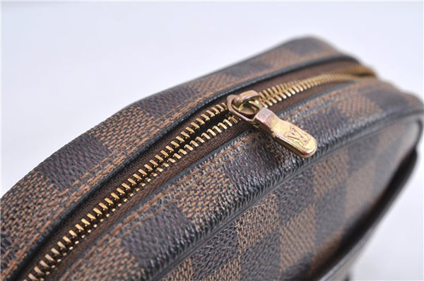 Auth Louis Vuitton Damier Pochette Ipanema Shoulder Cross Bag N51296 LV 2122D