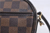 Auth Louis Vuitton Damier Pochette Ipanema Shoulder Cross Bag N51296 LV 2122D