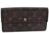 Auth Louis Vuitton Monogram Pochette Porte Monnaie Credit Wallet M61726 LV 2123F