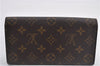 Auth Louis Vuitton Monogram Pochette Porte Monnaie Credit Wallet M61726 LV 2123F