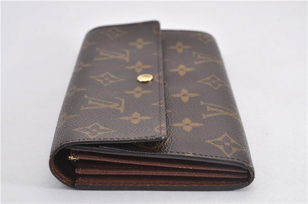 Auth Louis Vuitton Monogram Pochette Porte Monnaie Credit Wallet M61726 LV 2123F