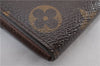 Auth Louis Vuitton Monogram Pochette Porte Monnaie Credit Wallet M61726 LV 2123F