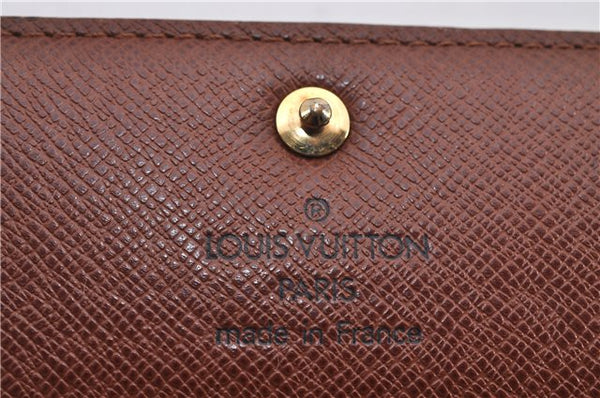 Auth Louis Vuitton Monogram Pochette Porte Monnaie Credit Wallet M61726 LV 2123F