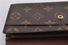 Auth Louis Vuitton Monogram Pochette Porte Monnaie Credit Wallet M61726 LV 2123F