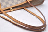 Authentic Louis Vuitton Damier Azur Neverfull MM Tote Bag N51107 LV 2124D