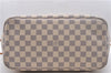 Authentic Louis Vuitton Damier Azur Neverfull MM Tote Bag N51107 LV 2124D