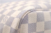 Authentic Louis Vuitton Damier Azur Neverfull MM Tote Bag N51107 LV 2124D