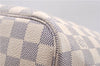 Authentic Louis Vuitton Damier Azur Neverfull MM Tote Bag N51107 LV 2124D