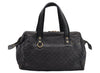 Authentic Louis Vuitton Monogram Mini Josephine GM Hand Bag Navy M92411 LV 2124I