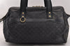 Authentic Louis Vuitton Monogram Mini Josephine GM Hand Bag Navy M92411 LV 2124I