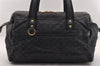 Authentic Louis Vuitton Monogram Mini Josephine GM Hand Bag Navy M92411 LV 2124I