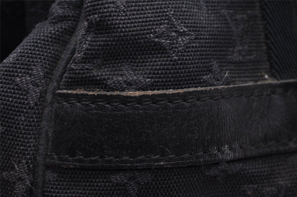 Authentic Louis Vuitton Monogram Mini Josephine GM Hand Bag Navy M92411 LV 2124I