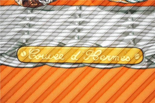 Authentic HERMES Pleats Scarf 