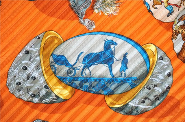 Authentic HERMES Pleats Scarf 