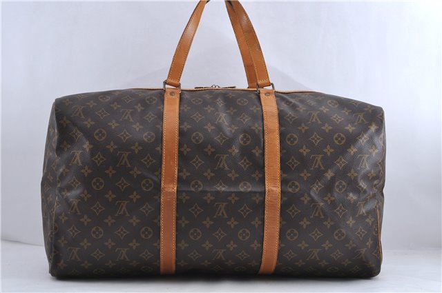 Authentic Louis Vuitton Monogram Sac Souple55 Hand Boston Bag M41622 LV 2126D