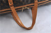 Authentic Louis Vuitton Monogram Sac Souple55 Hand Boston Bag M41622 LV 2126D