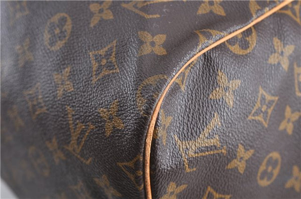 Authentic Louis Vuitton Monogram Sac Souple55 Hand Boston Bag M41622 LV 2126D