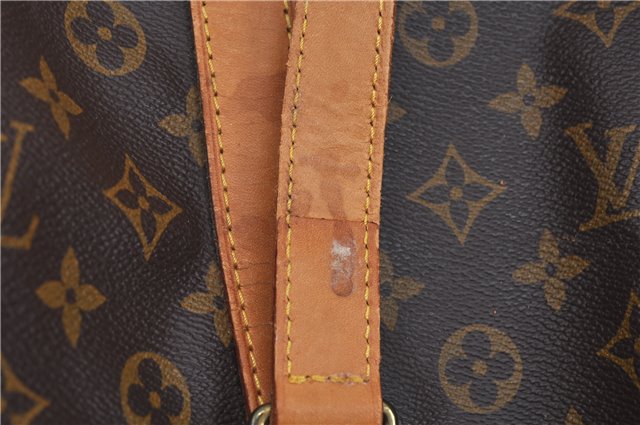 Authentic Louis Vuitton Monogram Sac Souple55 Hand Boston Bag M41622 LV 2126D