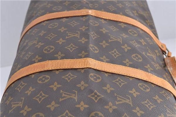 Authentic Louis Vuitton Monogram Sac Souple55 Hand Boston Bag M41622 LV 2126D