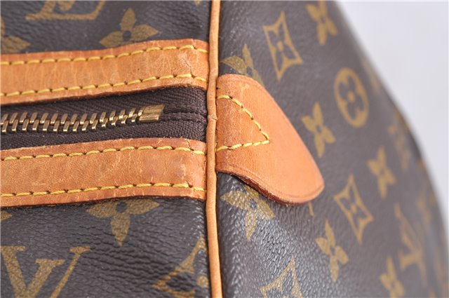 Authentic Louis Vuitton Monogram Sac Souple55 Hand Boston Bag M41622 LV 2126D