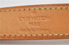 Authentic Louis Vuitton Leather Shoulder Strap Beige 49" LV 2126G