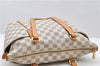 Authentic Louis Vuitton Damier Azur Totally PM Tote Bag White N41280 LV 2127D
