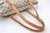 Authentic Louis Vuitton Damier Azur Totally PM Tote Bag White N41280 LV 2127D