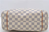 Authentic Louis Vuitton Damier Azur Totally PM Tote Bag White N41280 LV 2127D