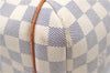 Authentic Louis Vuitton Damier Azur Totally PM Tote Bag White N41280 LV 2127D