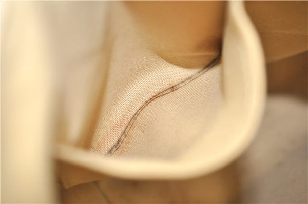 Authentic Louis Vuitton Damier Azur Totally PM Tote Bag White N41280 LV 2127D