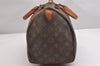 Authentic Louis Vuitton Monogram Speedy 30 Hand Boston Bag Old Model LV 2127I