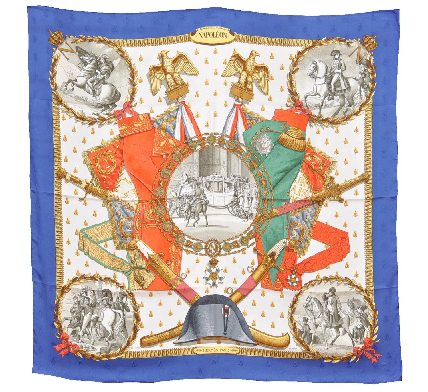 Authentic HERMES Carre 90 Scarf 