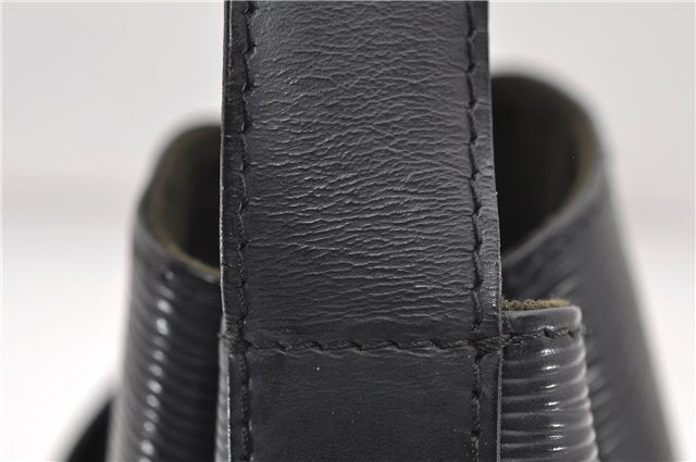 Auth Louis Vuitton Epi Sac De Paule PM Shoulder Cross Bag Black M80157 LV 2129D