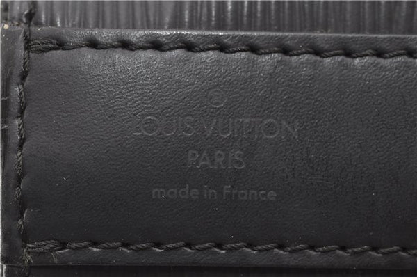 Auth Louis Vuitton Epi Sac De Paule PM Shoulder Cross Bag Black M80157 LV 2129D