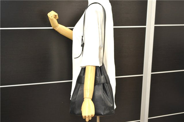 Auth Louis Vuitton Epi Sac De Paule PM Shoulder Cross Bag Black M80157 LV 2129D