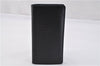 Authentic Louis Vuitton Epi Portefeuille Brazza Wallet Black M60622 LV 2130F