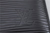 Authentic Louis Vuitton Epi Portefeuille Brazza Wallet Black M60622 LV 2130F