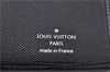 Authentic Louis Vuitton Epi Portefeuille Brazza Wallet Black M60622 LV 2130F