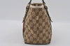 Authentic GUCCI Web Sherry Line Tote Bag GG Canvas Leather 139261 Brown 2130I
