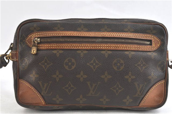 Auth Louis Vuitton Monogram Marly Dragonne GM Clutch Hand Bag M51825 LV 2131D