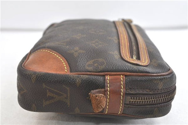 Auth Louis Vuitton Monogram Marly Dragonne GM Clutch Hand Bag M51825 LV 2131D