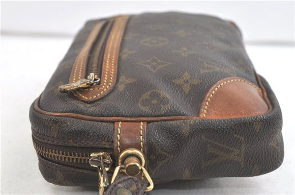 Auth Louis Vuitton Monogram Marly Dragonne GM Clutch Hand Bag M51825 LV 2131D